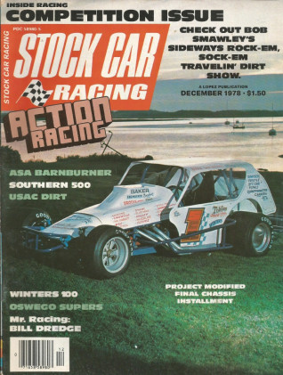 STOCK CAR RACING 1978 DEC - Jarrett, Ware, Detjens, Cooper, Smawley, Snyder 